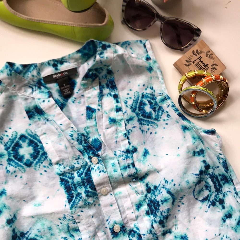 ‼️Blue print top🦋
